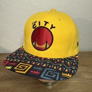 Golden State Warriors The City Hat Cap Snap Back 9Fifty NBA Rare Color-way